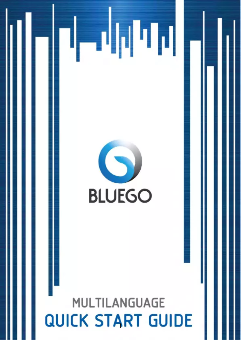 Image de la première page du manuel de l'appareil BG-G559T-K