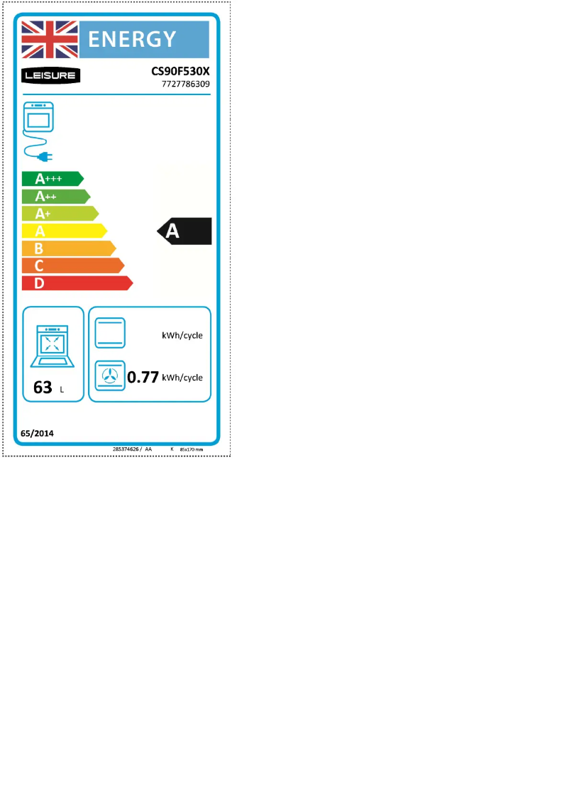 Page n°1 - Label énergétique Leisure HAP5002