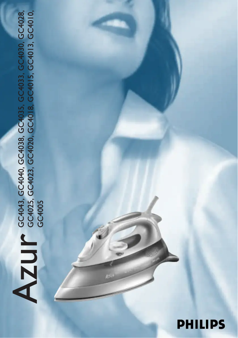 Image de la première page du manuel de l'appareil Azur GC4005