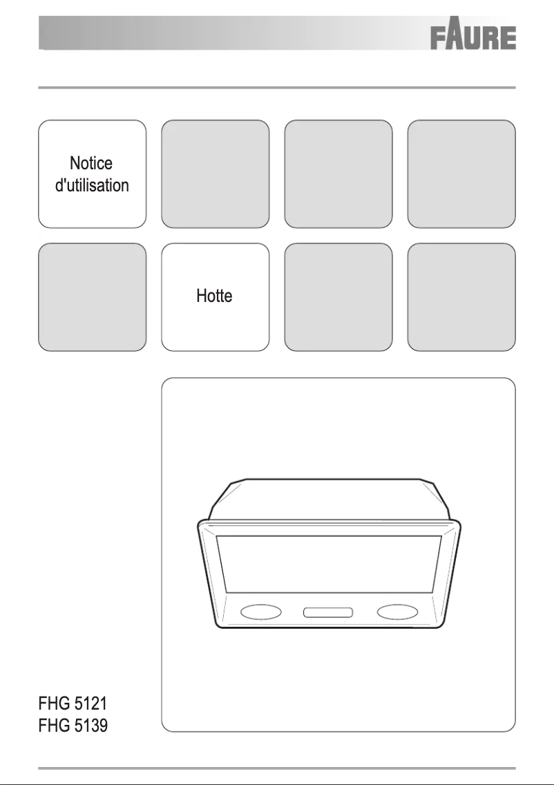 Page n°1 - Manuel utilisateur Faure FHG5121X