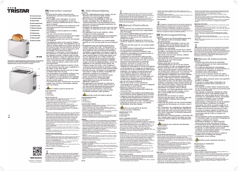 Image de la première page du manuel de l'appareil BR-1040