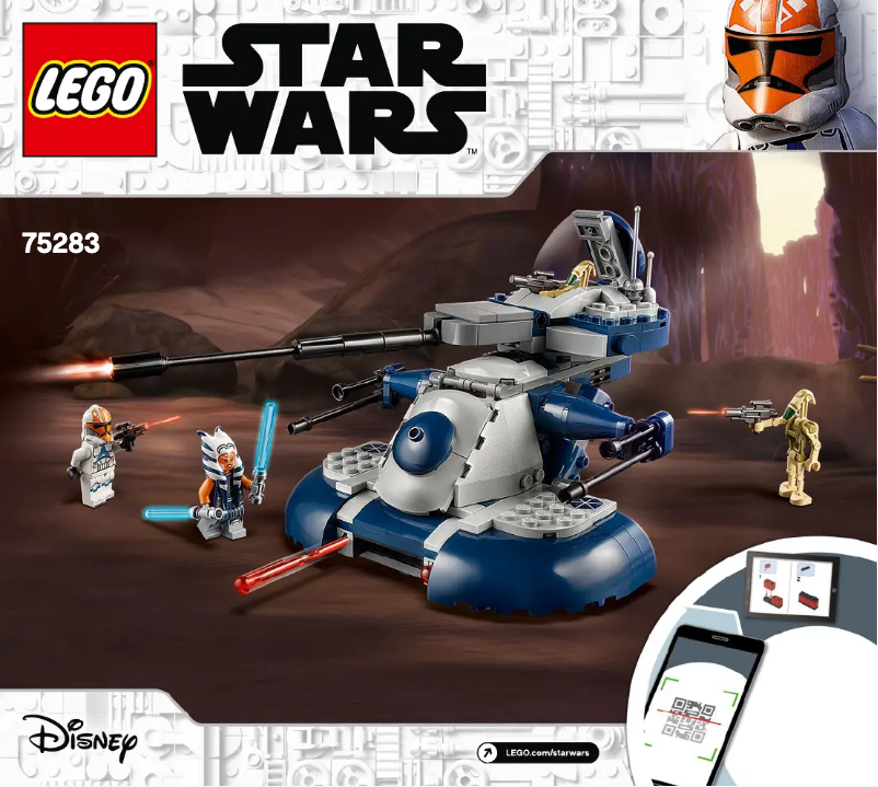 Page 1 de la notice Manuel utilisateur Lego Star Wars 75283