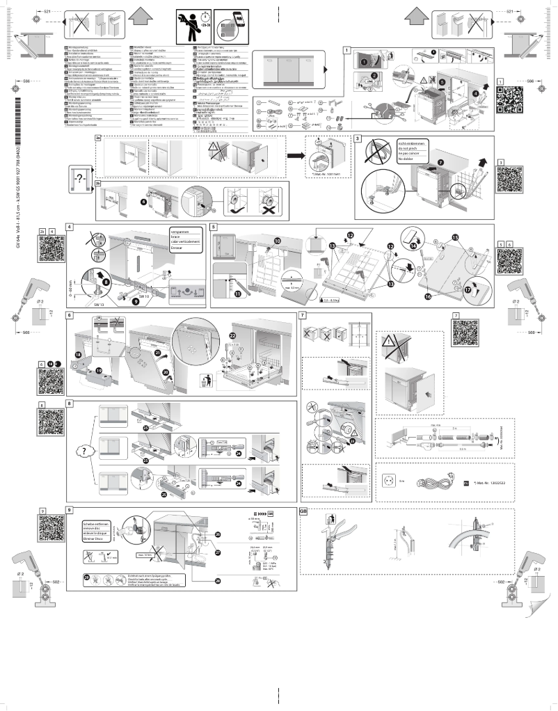 Page 1 de la notice Manuel utilisateur Bosch SMV4HMX01S