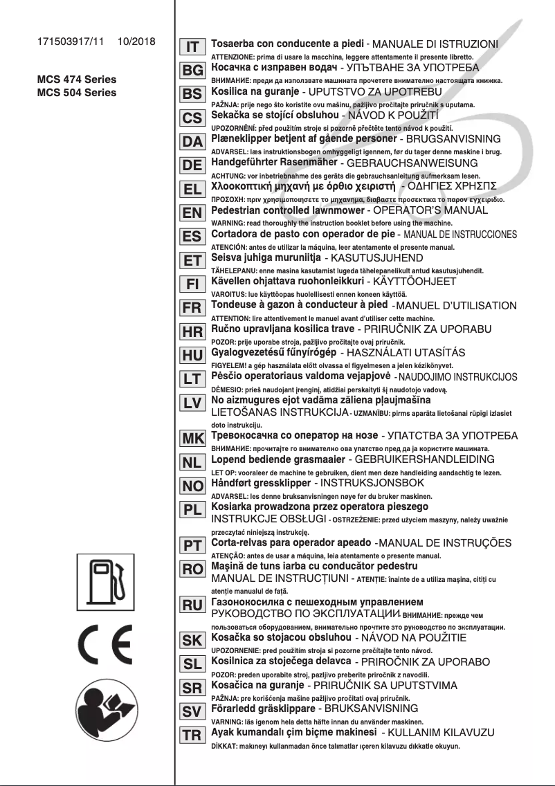 Image de la première page du manuel de l'appareil Multiclip 47 Q