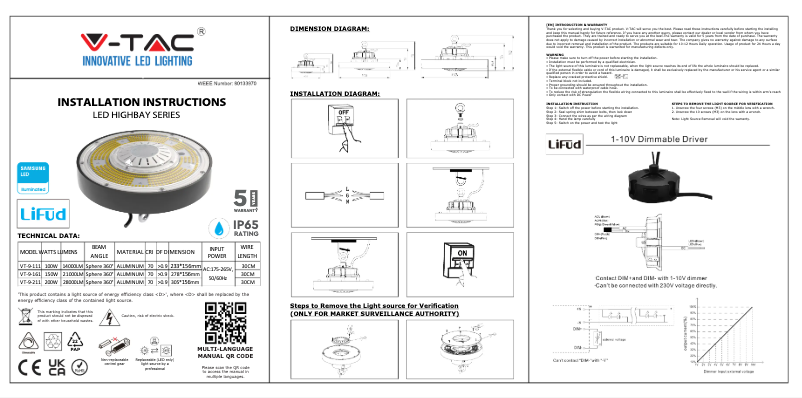 Image de la première page du manuel de l'appareil VT-9-111
