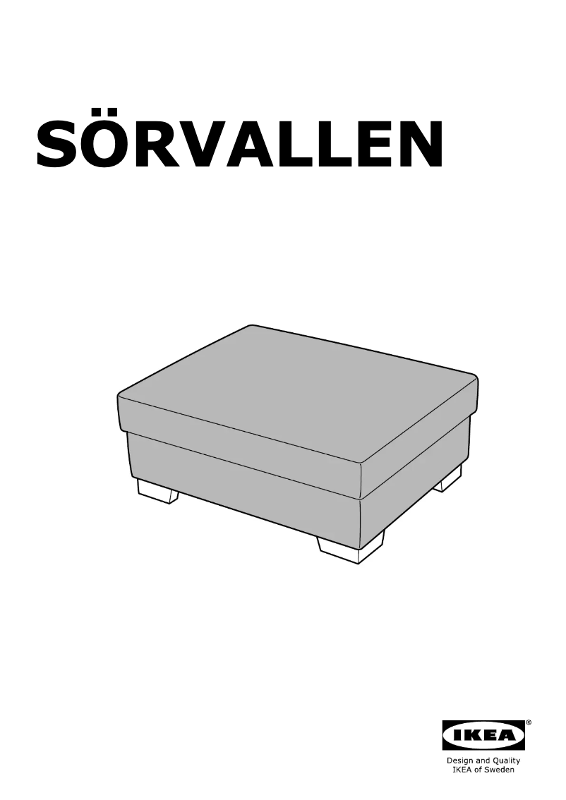 Image de la première page du manuel de l'appareil SÖRVALLEN 004.383.98