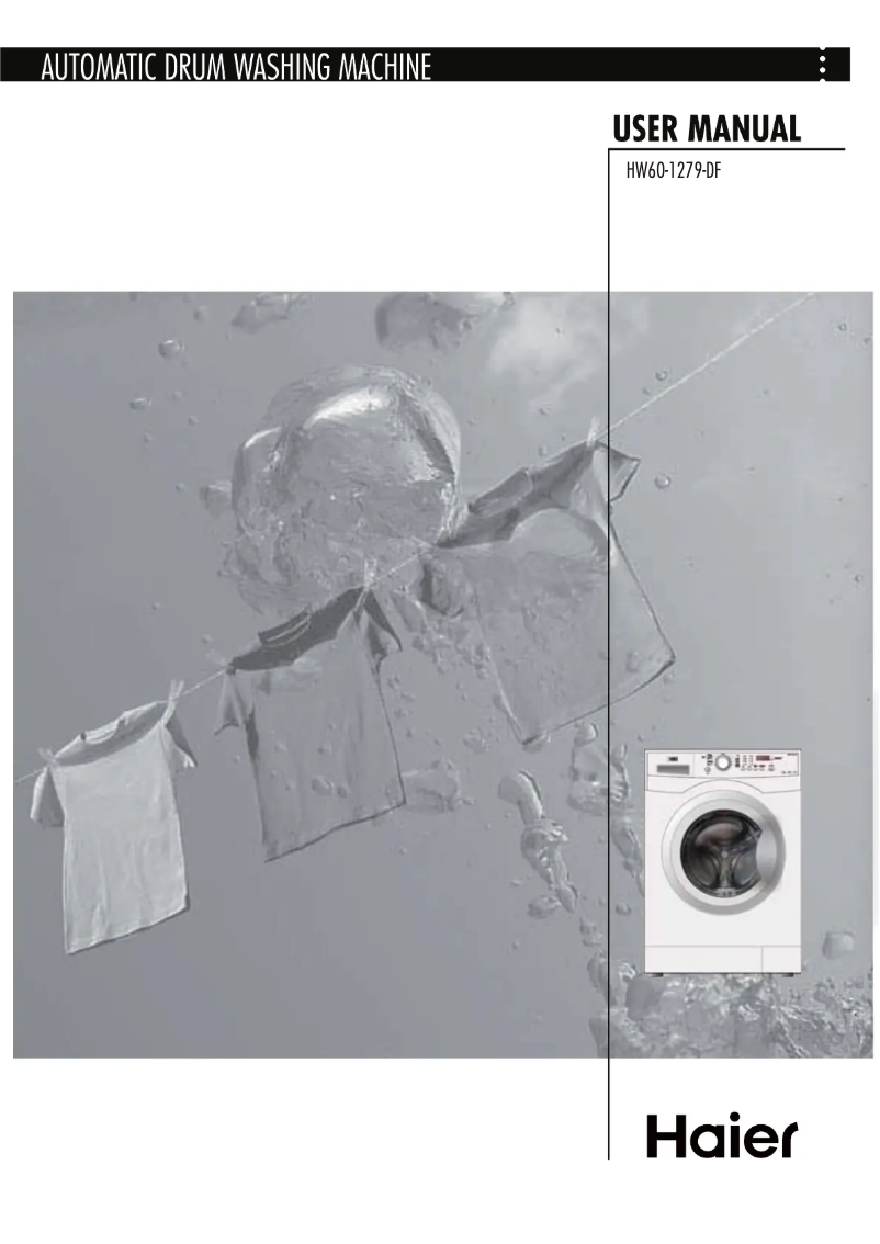 Page 1 de la notice Manuel utilisateur Haier HW60-1279-F