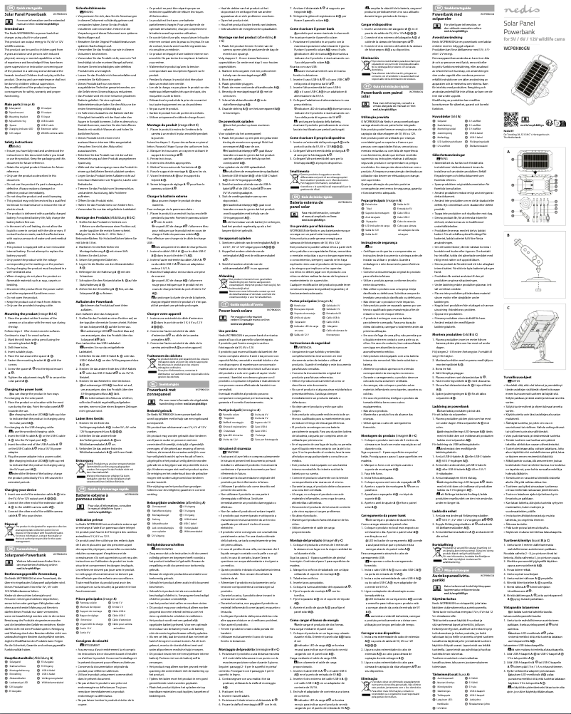 Page 1 de la notice Manuel utilisateur Nedis WCPBK80GN