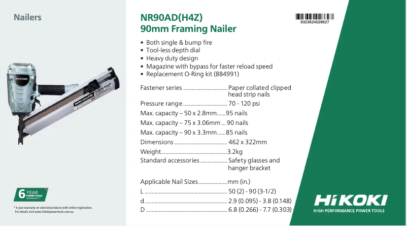 Image de la première page du manuel de l'appareil NR 90AD