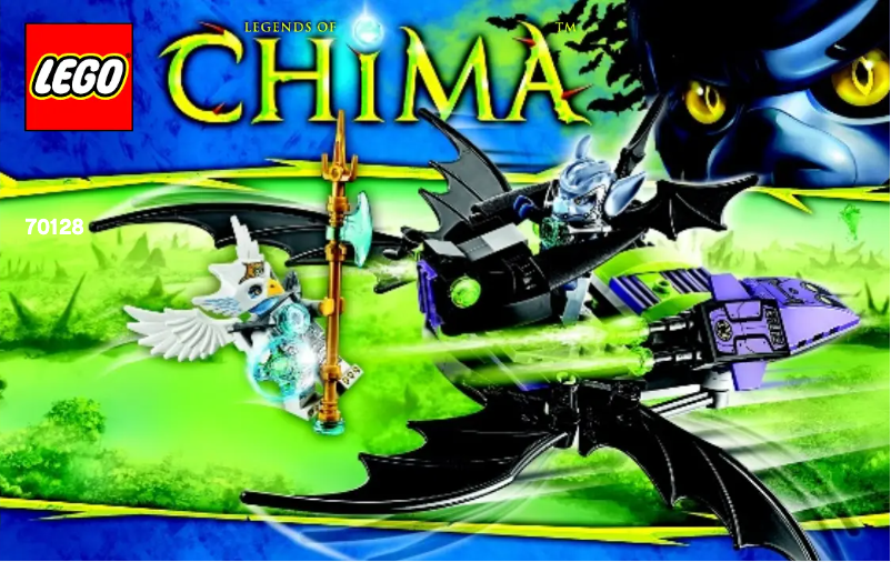 Page 1 de la notice Manuel utilisateur Lego Chima 70128