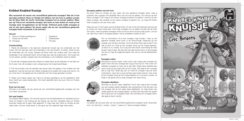 Image de la première page du manuel de l'appareil Jonkies Knibbel Knabbel Knuisje