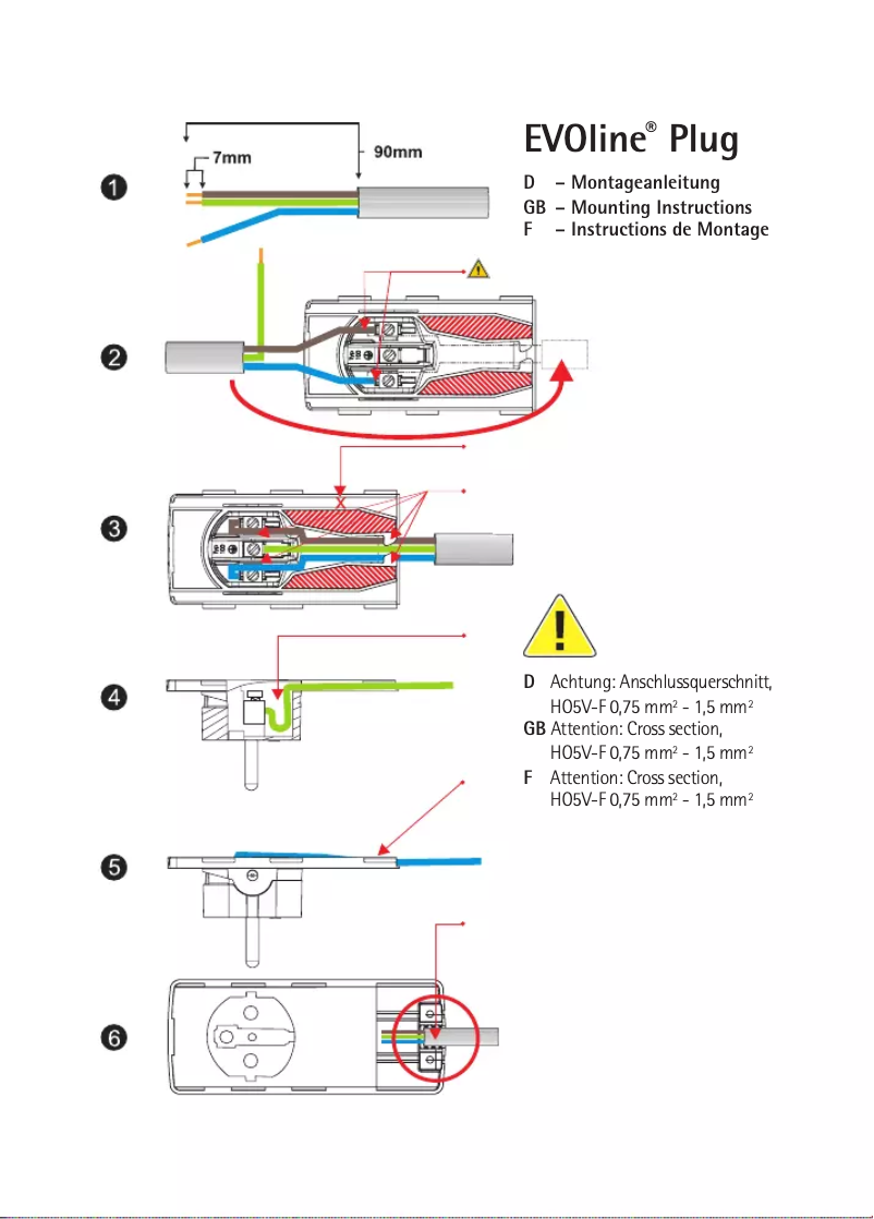 Page 1 de la notice Manuel utilisateur EVOline Plug