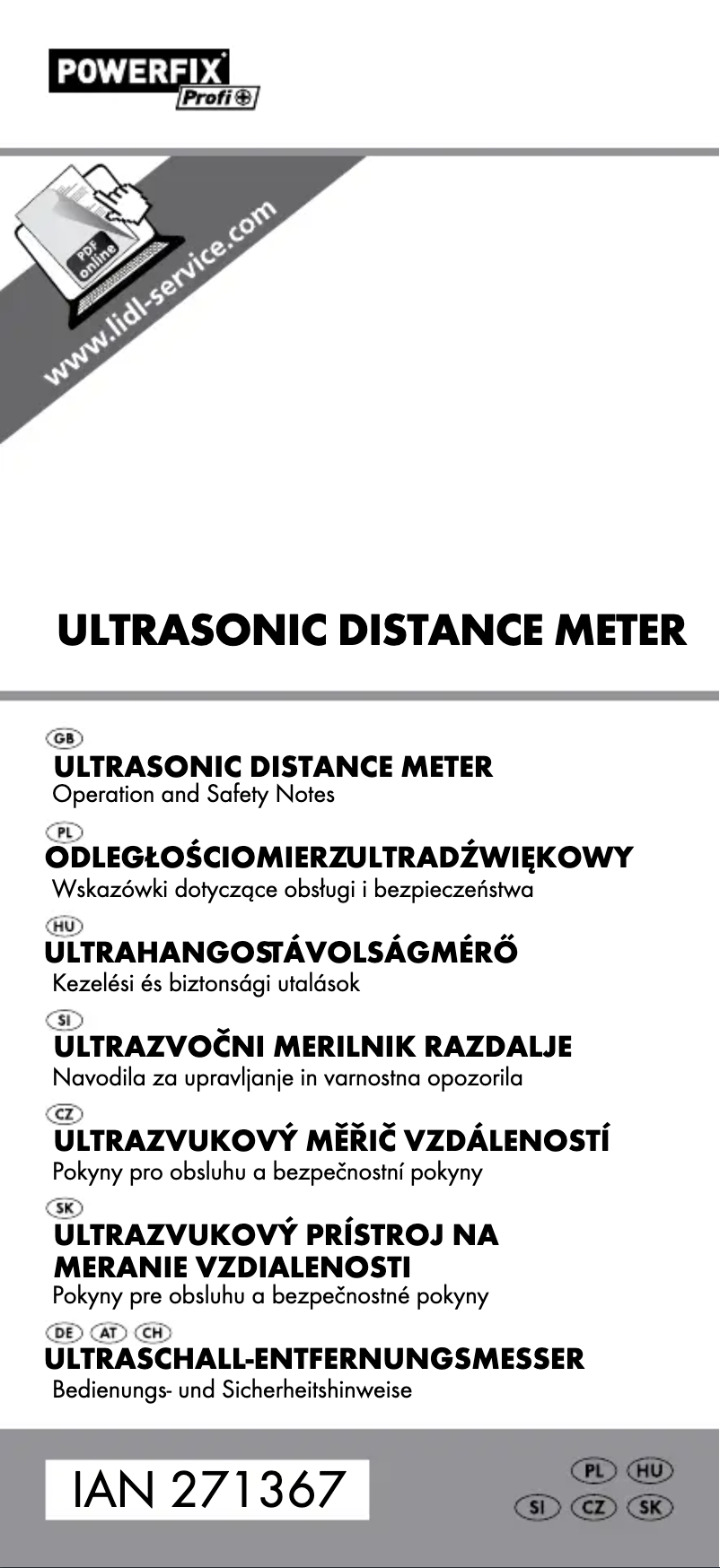 Page n°1 - Manuel utilisateur Powerfix HG00384A