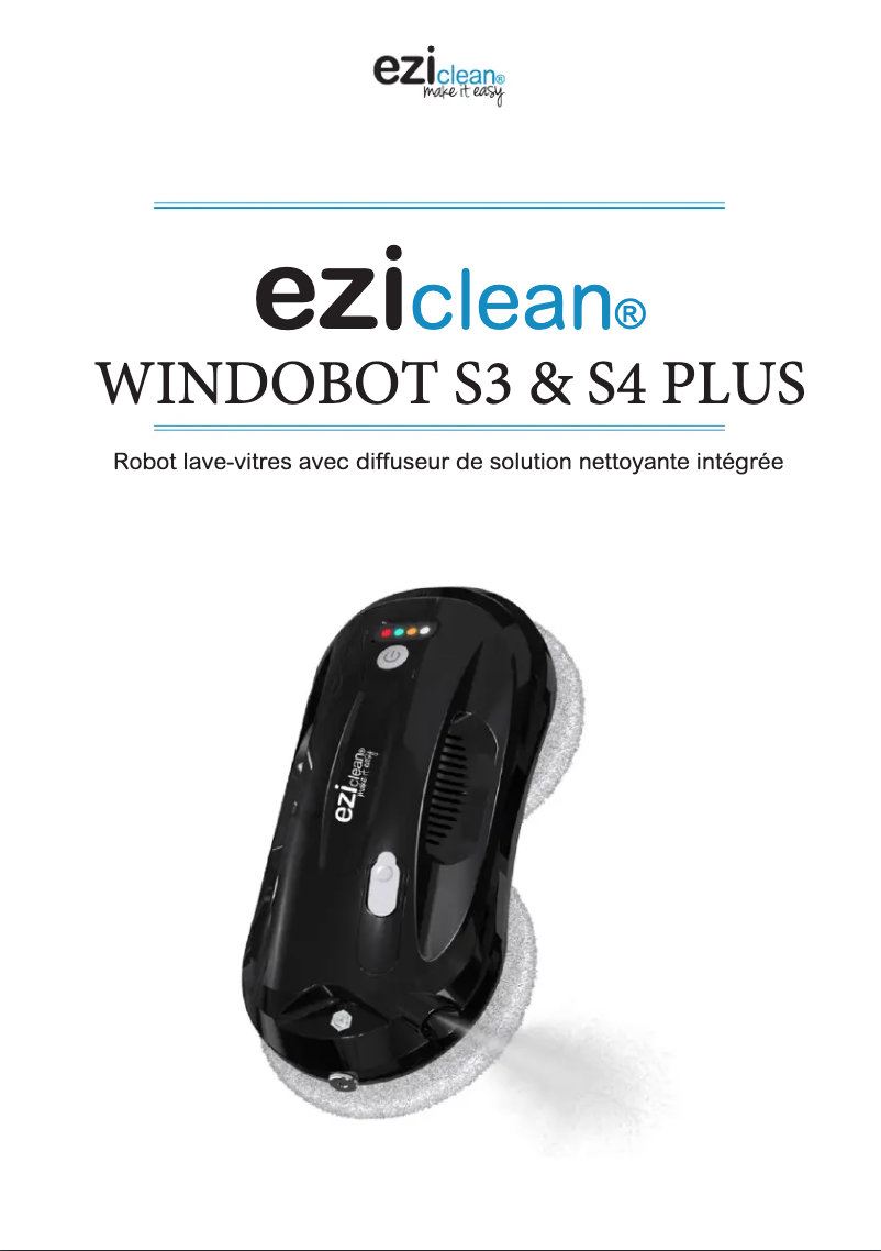 Page 1 de la notice Manuel utilisateur EZIclean Windobot S3
