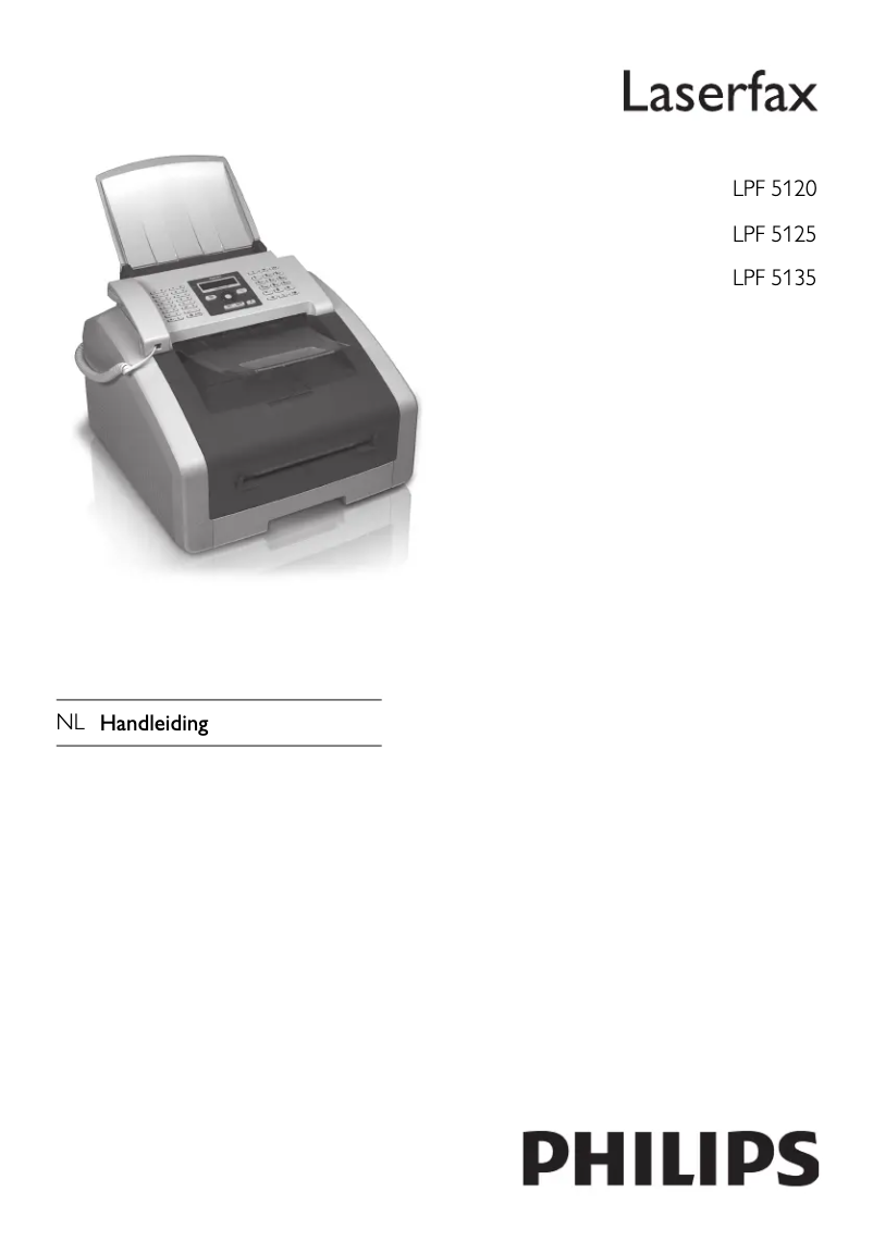 Image de la première page du manuel de l'appareil LPF5120 Laserfax 5120