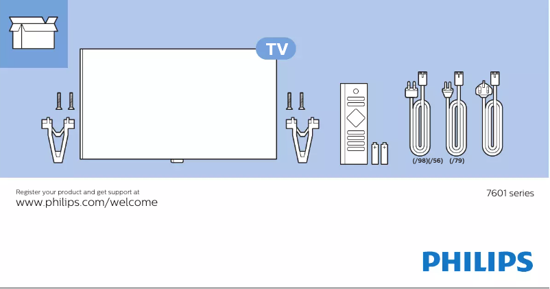 Image de la première page du manuel de l'appareil 7000 series 65PUT7601