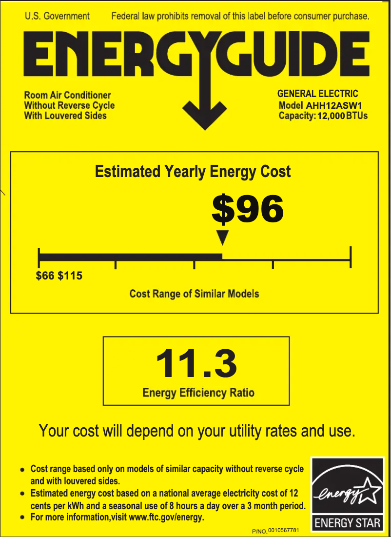 Image de la première page du manuel de l'appareil AHH12AS