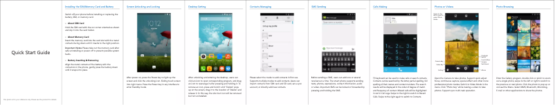 Page 1 de la notice Manuel utilisateur THL L969