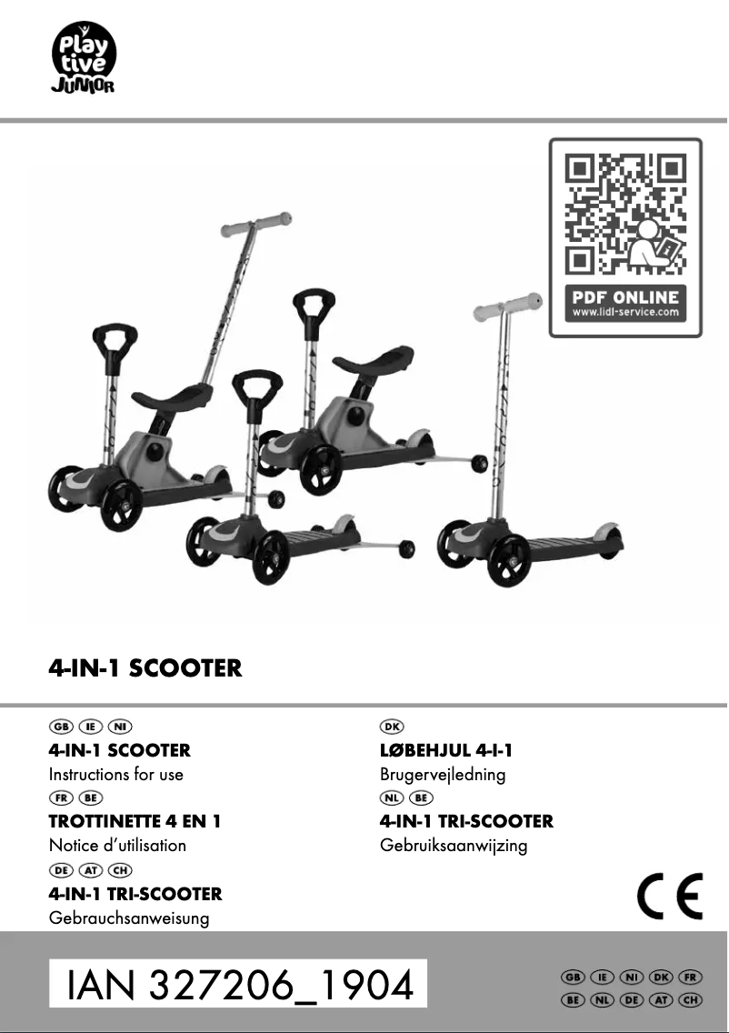 Page 1 de la notice Manuel utilisateur Playtive IAN 327206