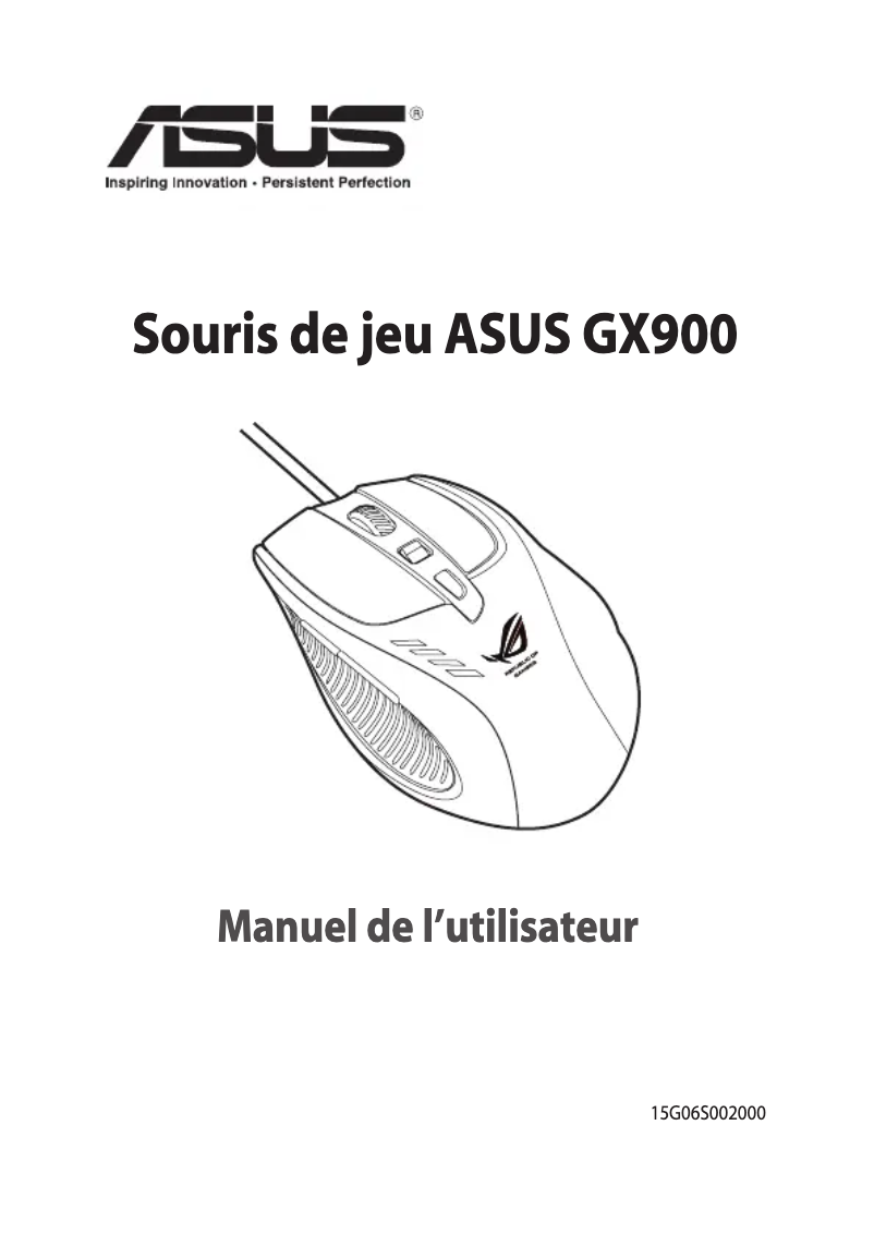 Image de la première page du manuel de l'appareil GX900
