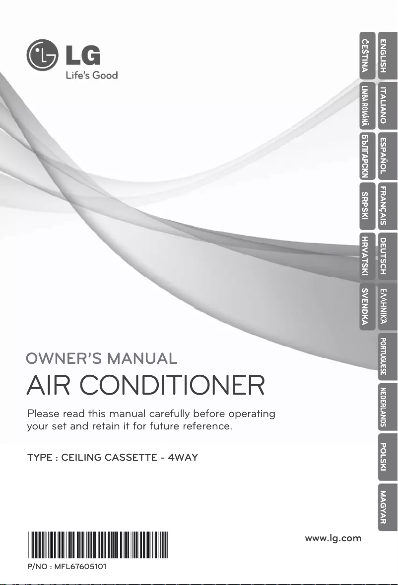 Image de la première page du manuel de l'appareil ARNU18GTEC2