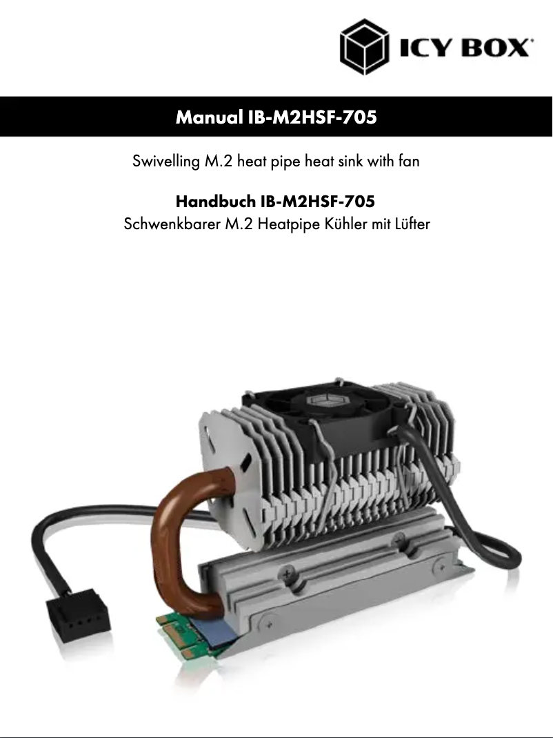 Página 1 del manual Manual de usuario Icy Box IB-M2HSF-705