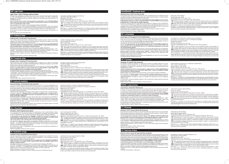 Page n°1 - Manuel utilisateur Emos DCPZ02