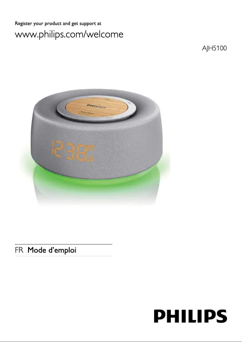 Page 1 de la notice Manuel utilisateur Philips AJH5100