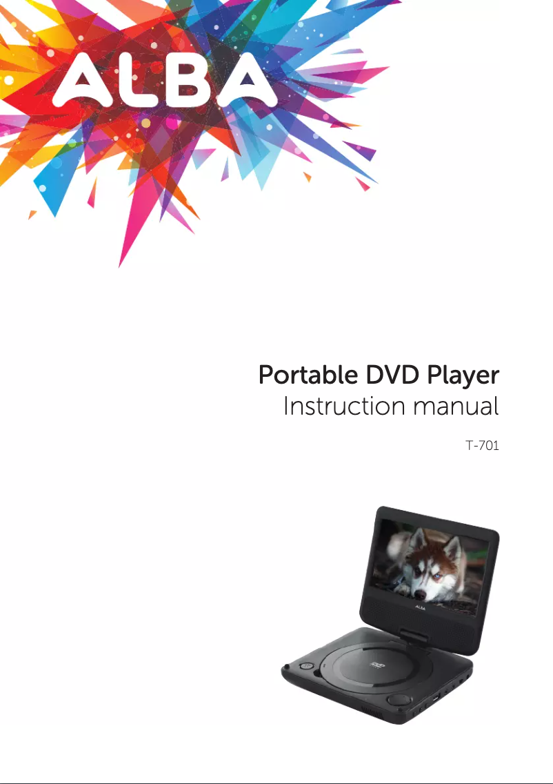 Page 1 de la notice Manuel utilisateur Alba T-701
