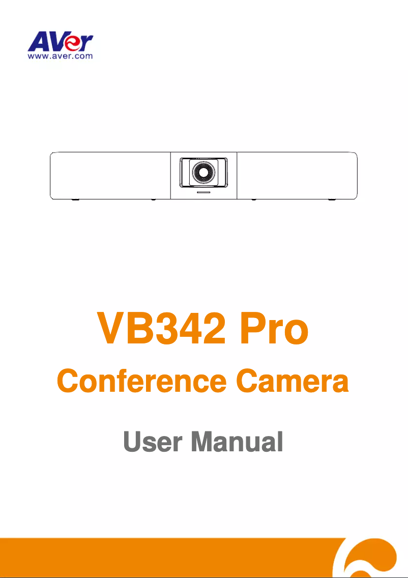 Page 1 de la notice Manuel utilisateur AVer VB350 Pro