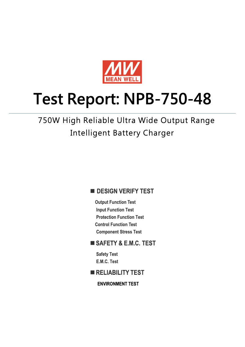 Image de la première page du manuel de l'appareil NPB-750-48