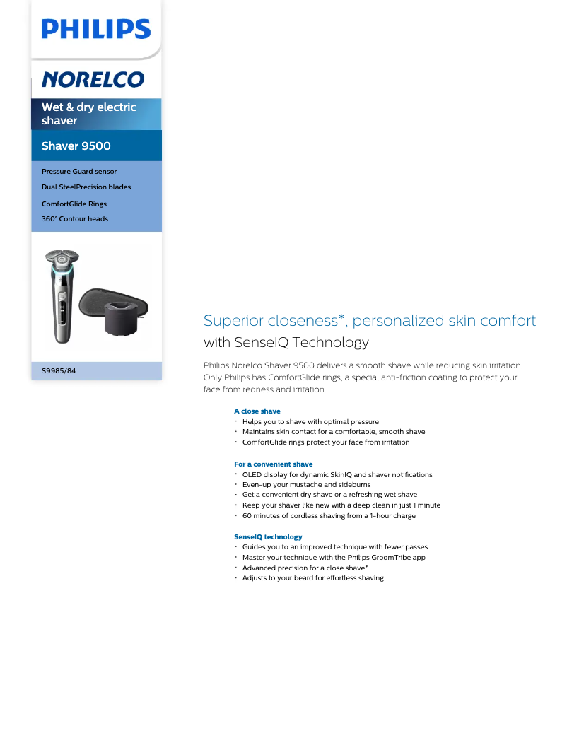 Image de la première page du manuel de l'appareil Series 9000 S9985