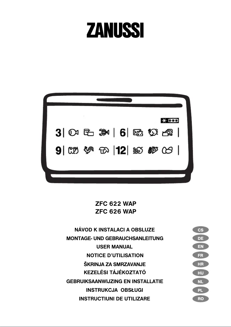 Page n°1 - Manuel utilisateur Zanussi ZFC 626 WAP