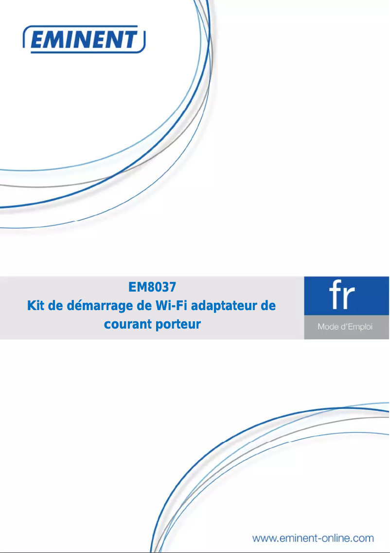 Page n°1 - Manuel utilisateur Eminent EM8037