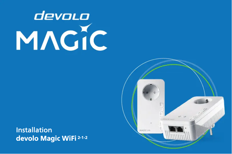 Page n°1 - Guide d'installation Devolo Magic 1 WiFi