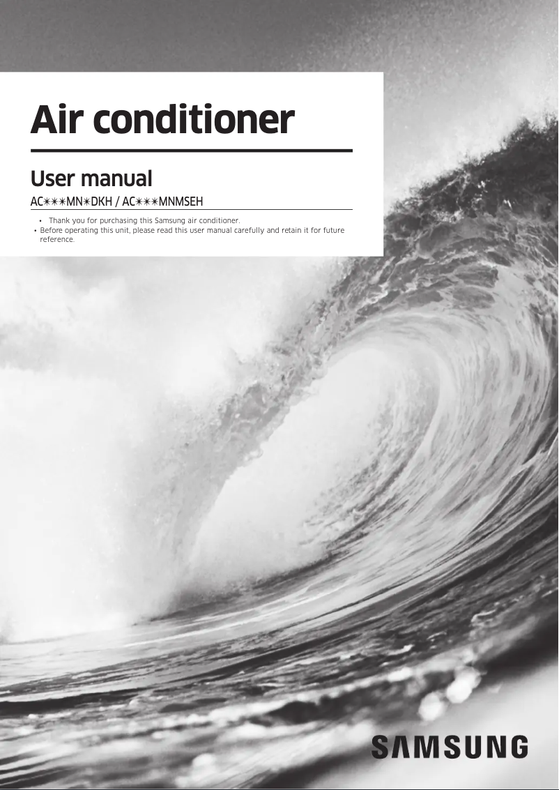 Imagen de la primera página del manual del dispositivo AC071MXADKH