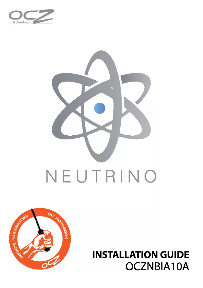 Image de la première page du manuel de l'appareil Neutrino 10" DIY Netbook