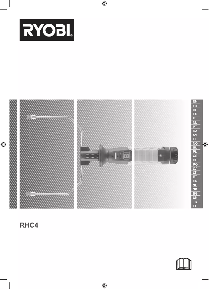Page n°1 - Manuel utilisateur RYOBI RHC4