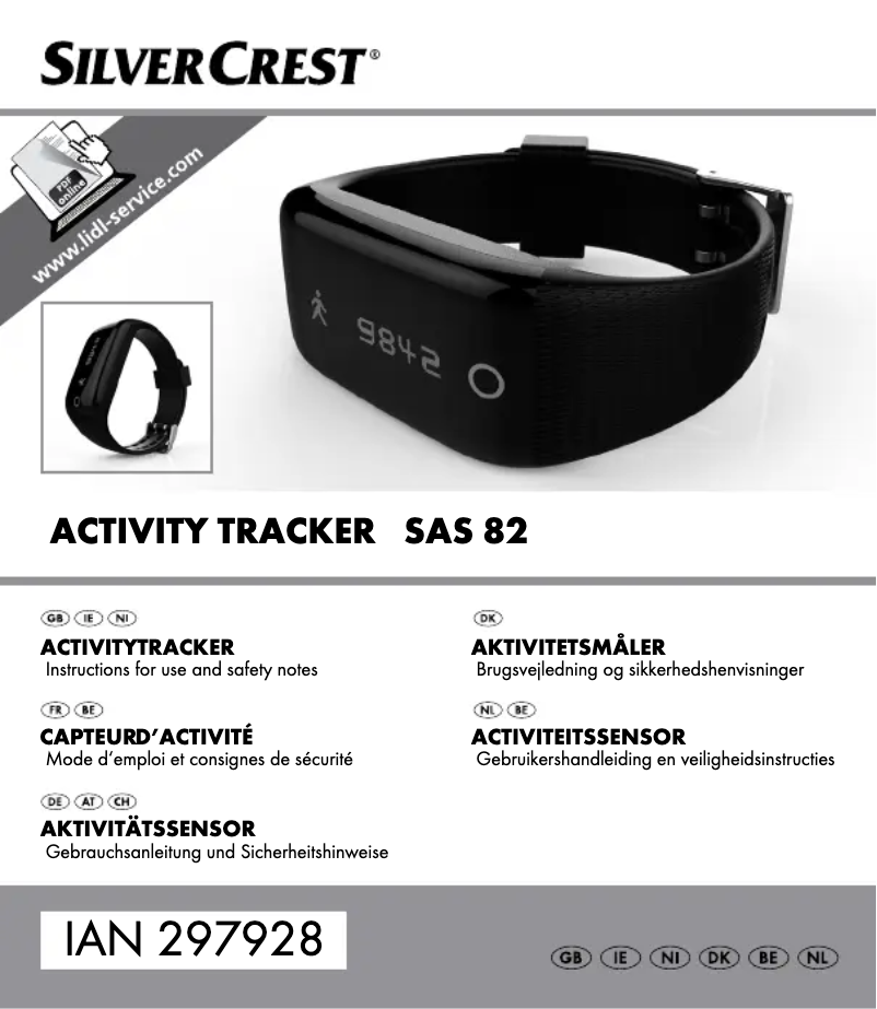 Page n°1 - Manuel utilisateur SilverCrest SAS 82