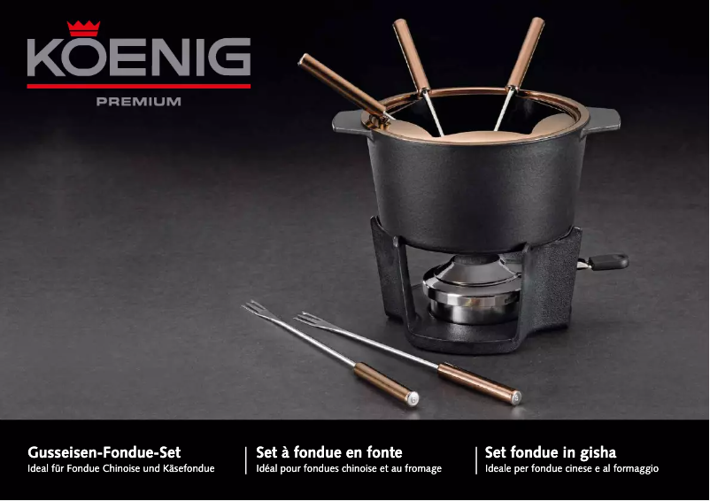 Page 1 de la notice Manuel utilisateur Koenig B02221