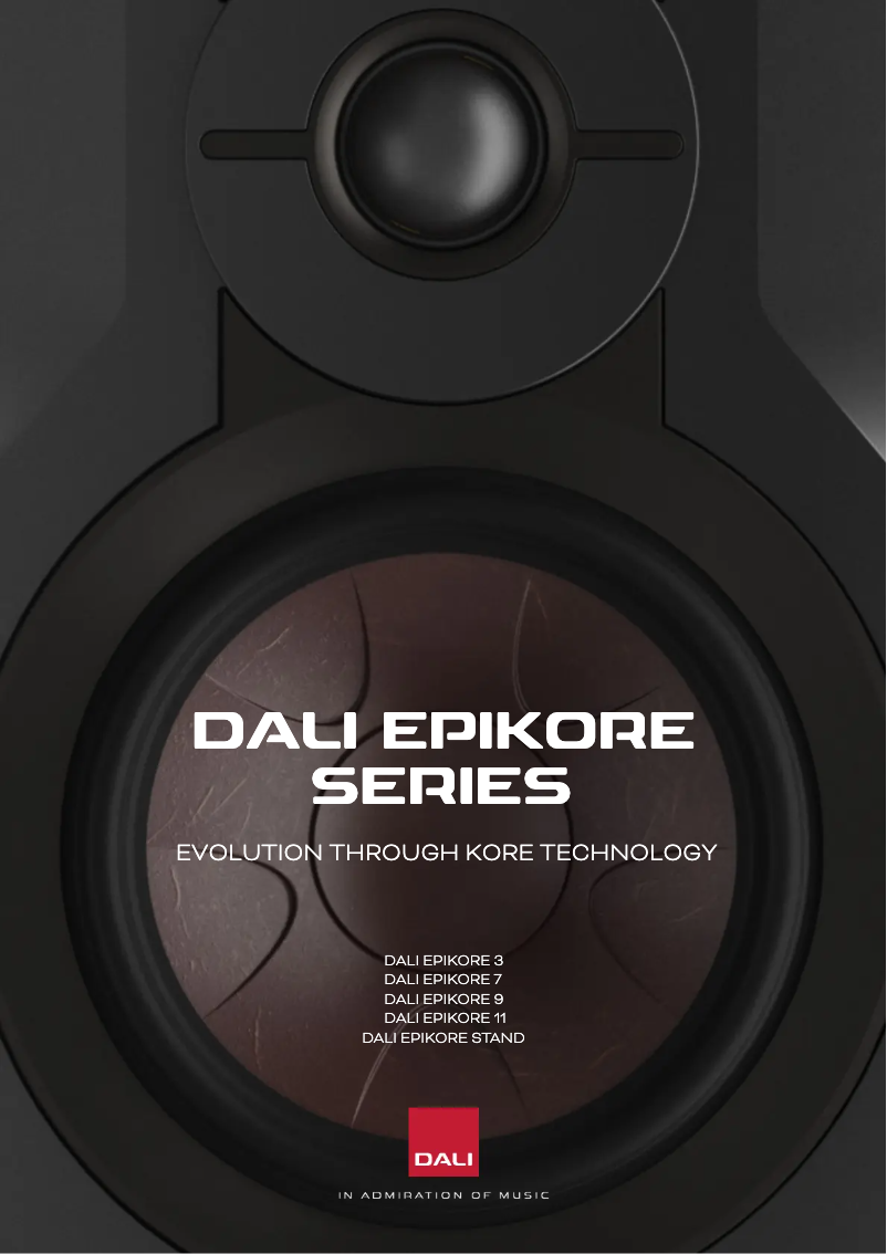 Página 1 del manual Folleto Dali EPIKORE 7