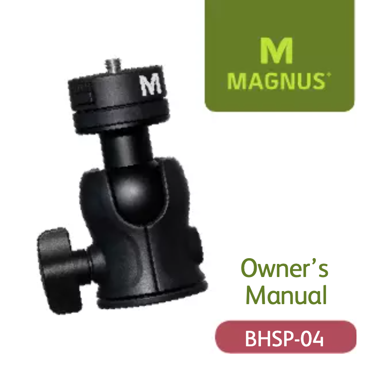 Page n°1 - Manuel utilisateur Magnus BHSP-04