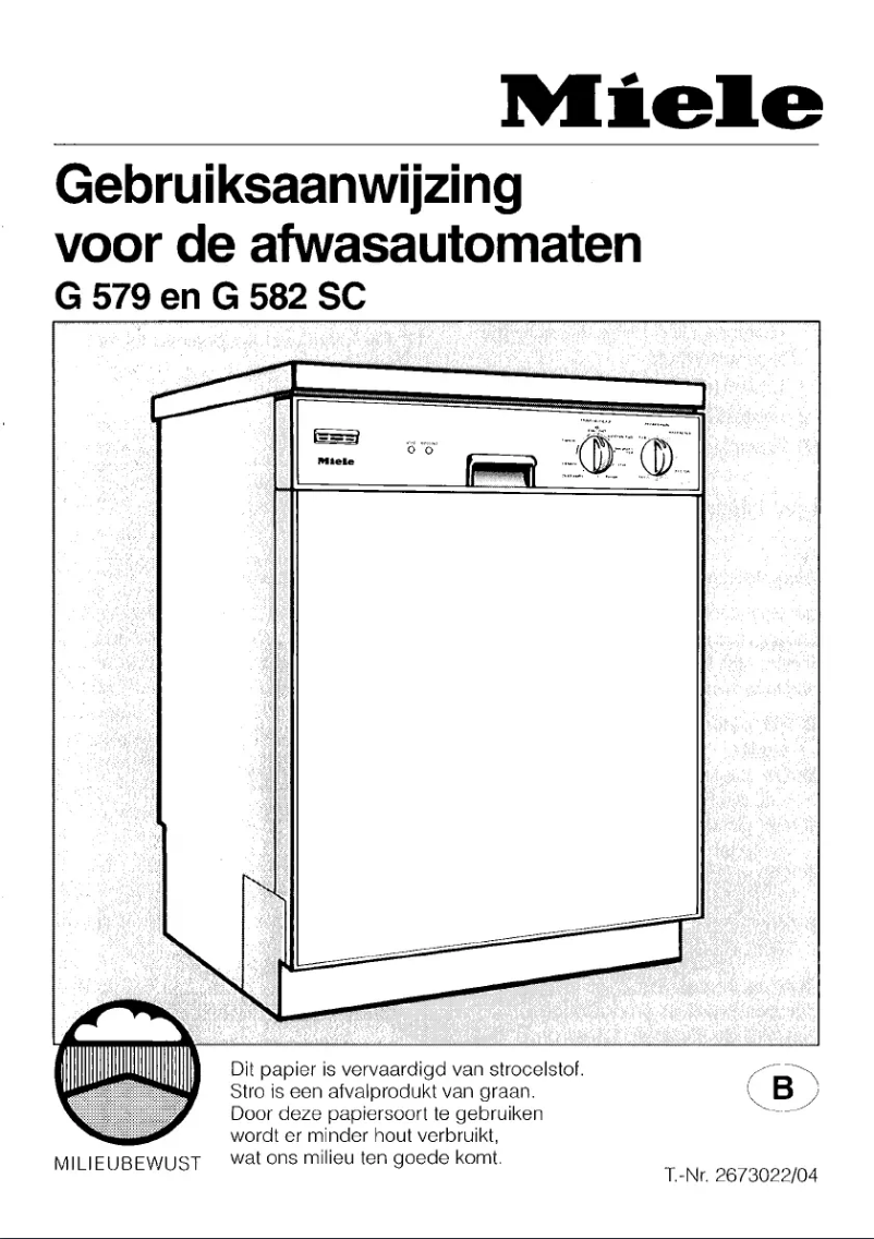 Página 1 del manual Manual de usuario Miele G579