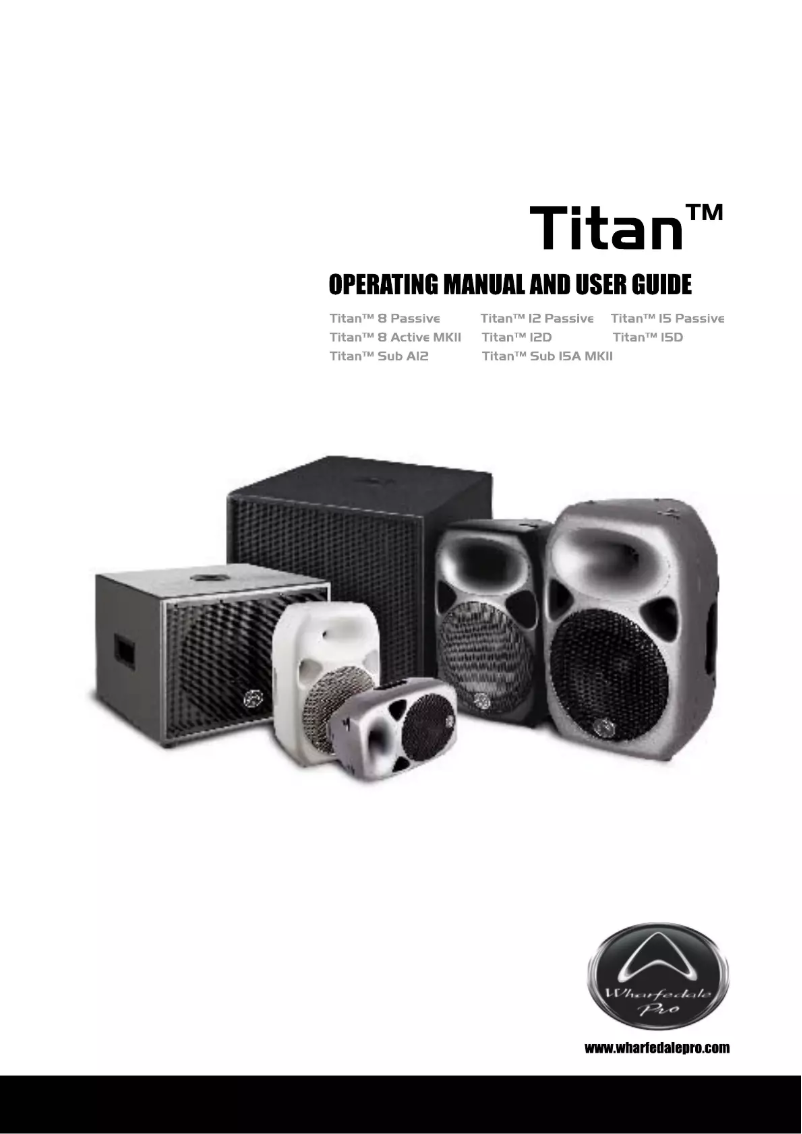 Image de la première page du manuel de l'appareil Titan Sub A15 MKII