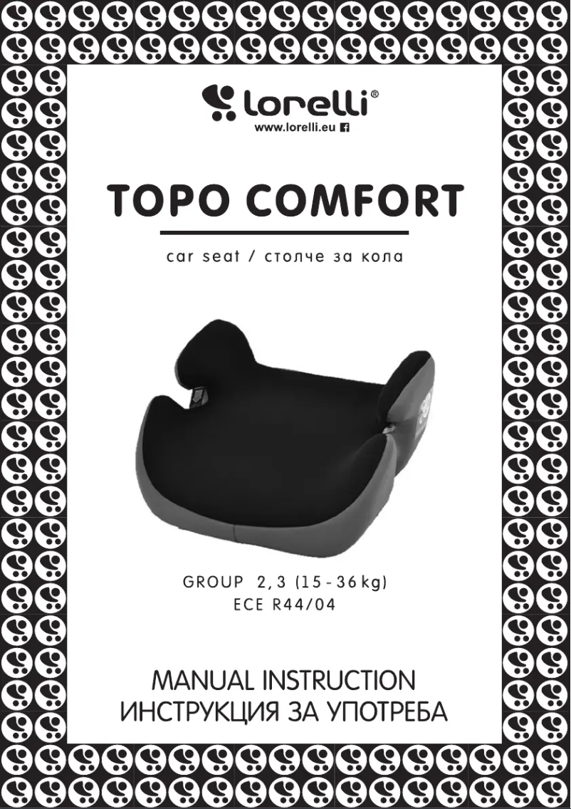 Page n°1 - Manuel utilisateur Lorelli Topo Comfort