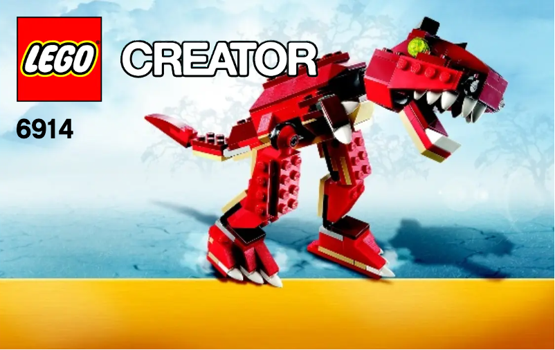 Page 1 de la notice Manuel utilisateur Lego Creator 6914