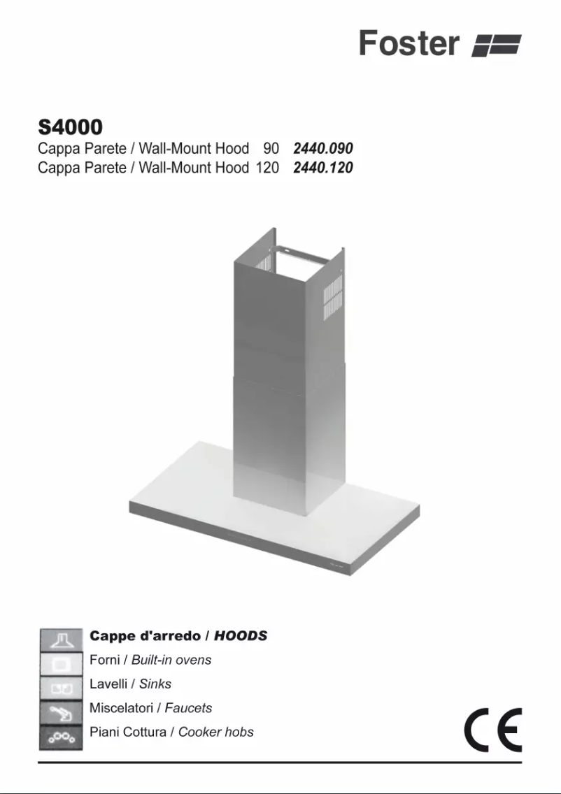 Page 1 de la notice Manuel utilisateur Foster Master Wall