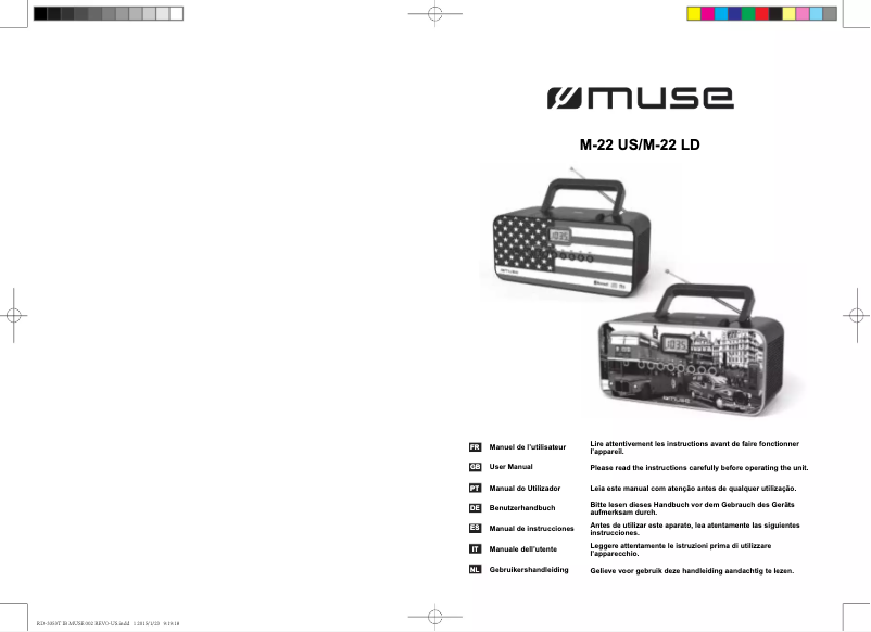Página 1 del manual Manual de usuario Muse M-22 LD