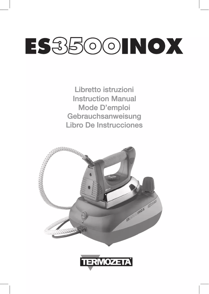Page 1 de la notice Manuel utilisateur Termozeta ES 3500 Inox