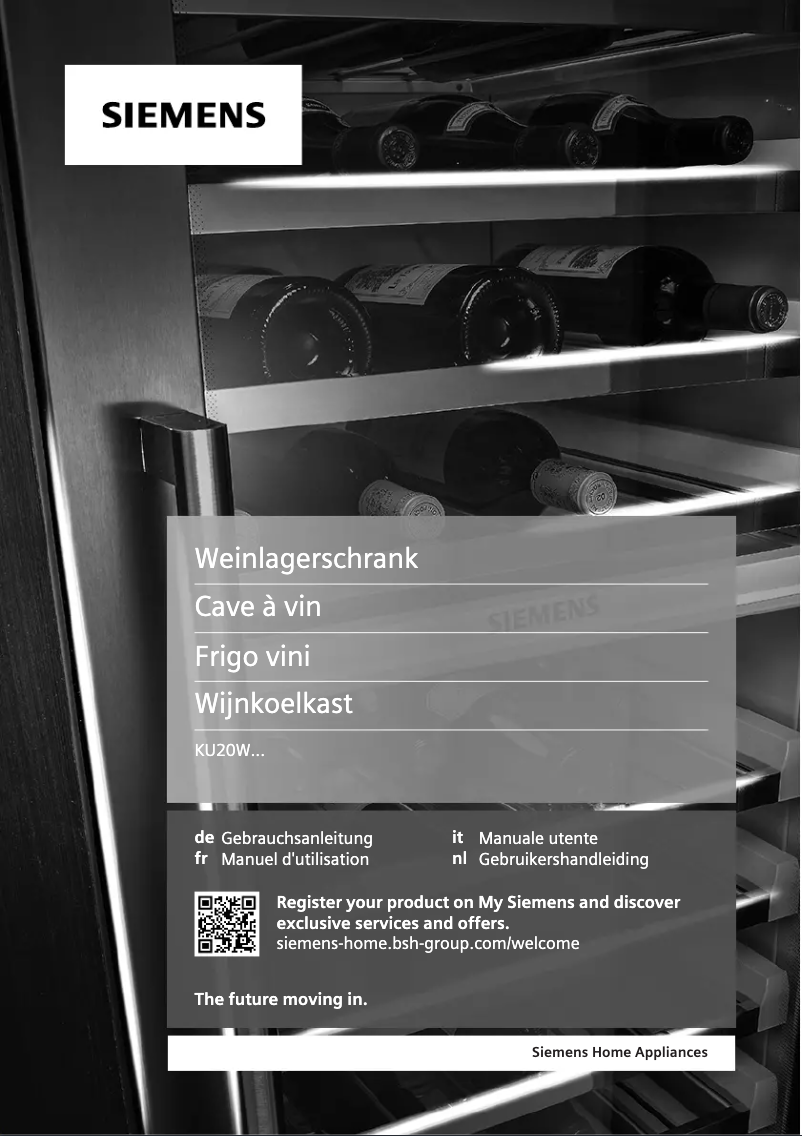 Page n°1 - Manuel utilisateur Siemens KU20WVHG0